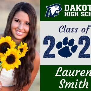 Dakota 18” x 24” Graduation Coro Yard Signs (Includes Step Stake)